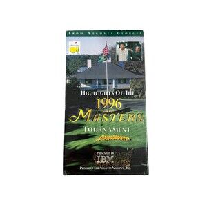 1996 Masters Tournament Highlights IBM VHS Movie Vintage Golf Tournament New!
